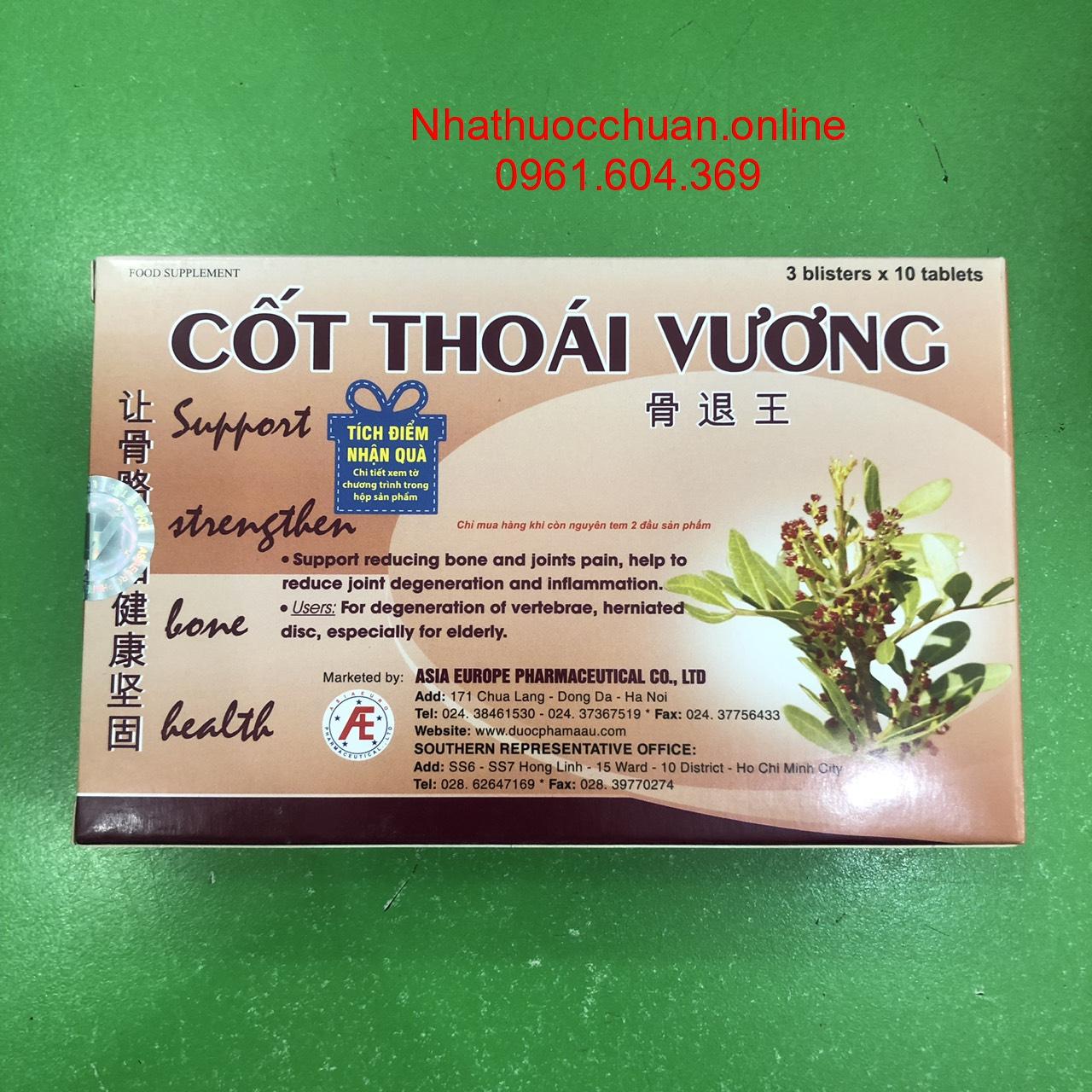 Cốt Thoái Vương Combo 5 hộp