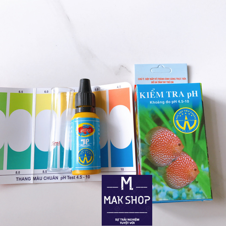 Dung Dịch Kiểm Tra pH - Test pH - Cho Hồ Cá Cảnh, Hồ Thủy Sinh
