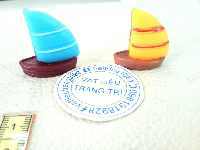 Thuyền Buồm Phụ Kiện Trang Trí Charm Slime [1 cái ]