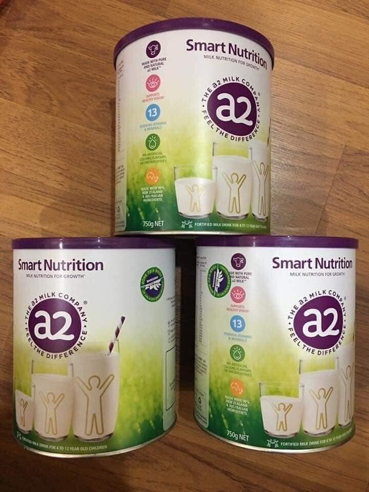 SỮA BỘT A2 SMART NUTRITION 750GR (4 -12 TUỔI)