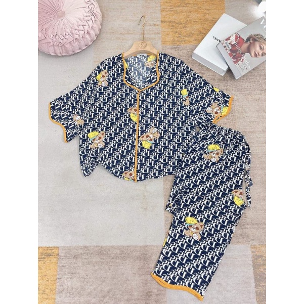 Đồ ngủ, Đồ bộ, Pyjama Lụa Mango - Latin Cao Cấp (HÀNG XẢ BOOM)