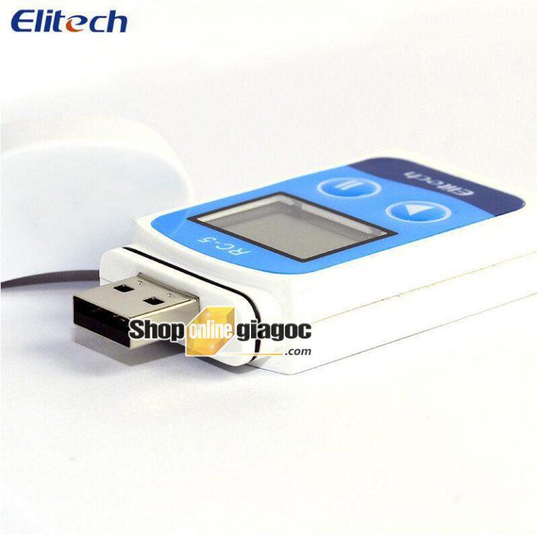 [HCM] Nhiệt Kế Tự Ghi Elitech RC5 (CHƯA GỒM GIẤY HIỆU CHUẨN