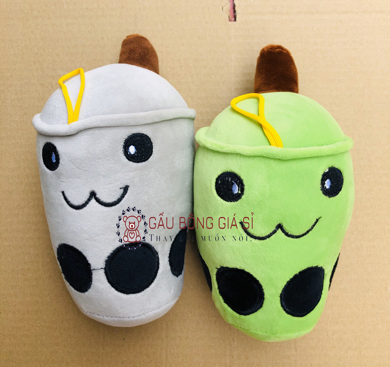 Gấu bông ly trà sữa