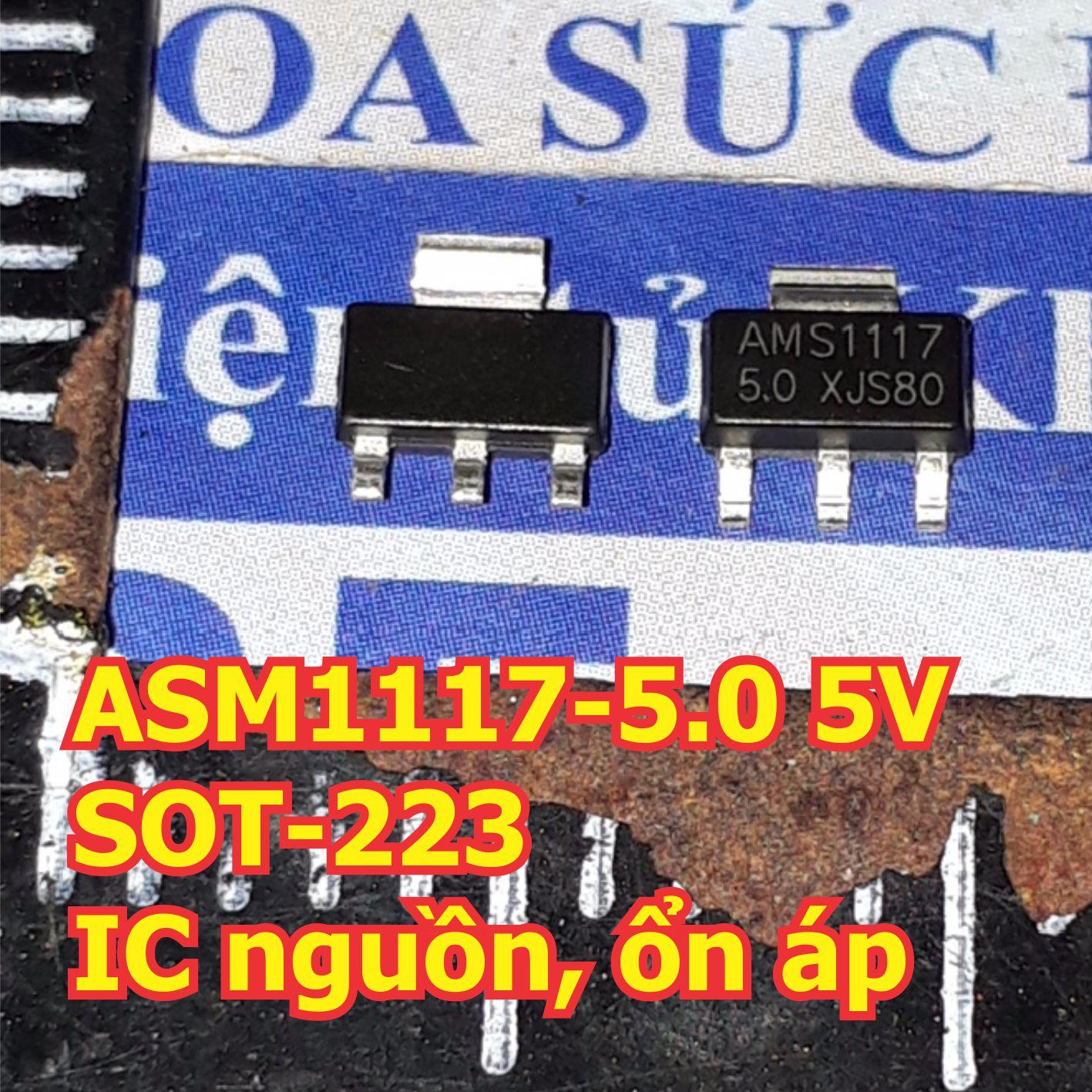 10 con AMS1117 1117 3.3/ 5.0/ ADJ 3.3V 5.0V ADJ SOT-223, chân dán IC ổn áp nguồn kde1592