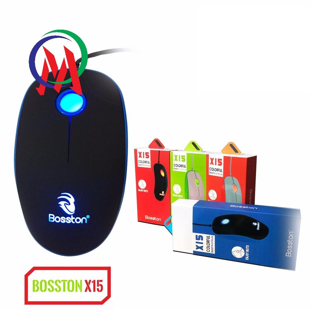 [HCM][Mua lẻ giá sỉ] Chuột máy tính có dây Bosston X15 LED
