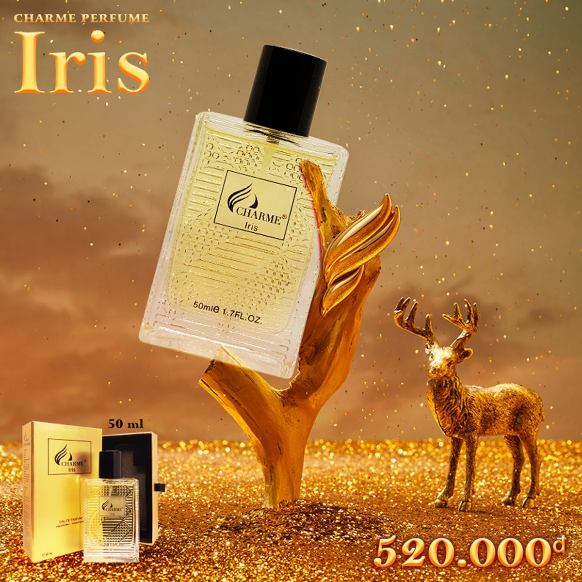 Nước Hoa Nam ChaIme Iris 50ml {Chính hãng}
