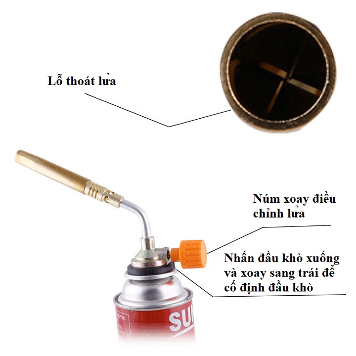 [HCM]Đầu khò cho bình gas mini