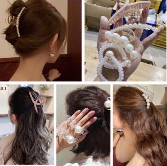 Kẹp tóc hàn quốc 5 chi tiết dễ thương