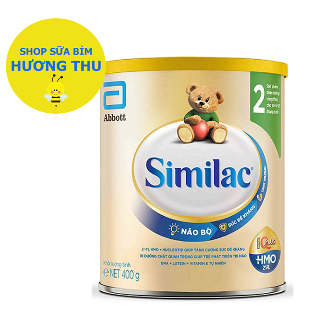 Sữa bột Similac Eye-Q 2 HMO 400g (dành cho Bé từ 6-12 tháng tuổi)