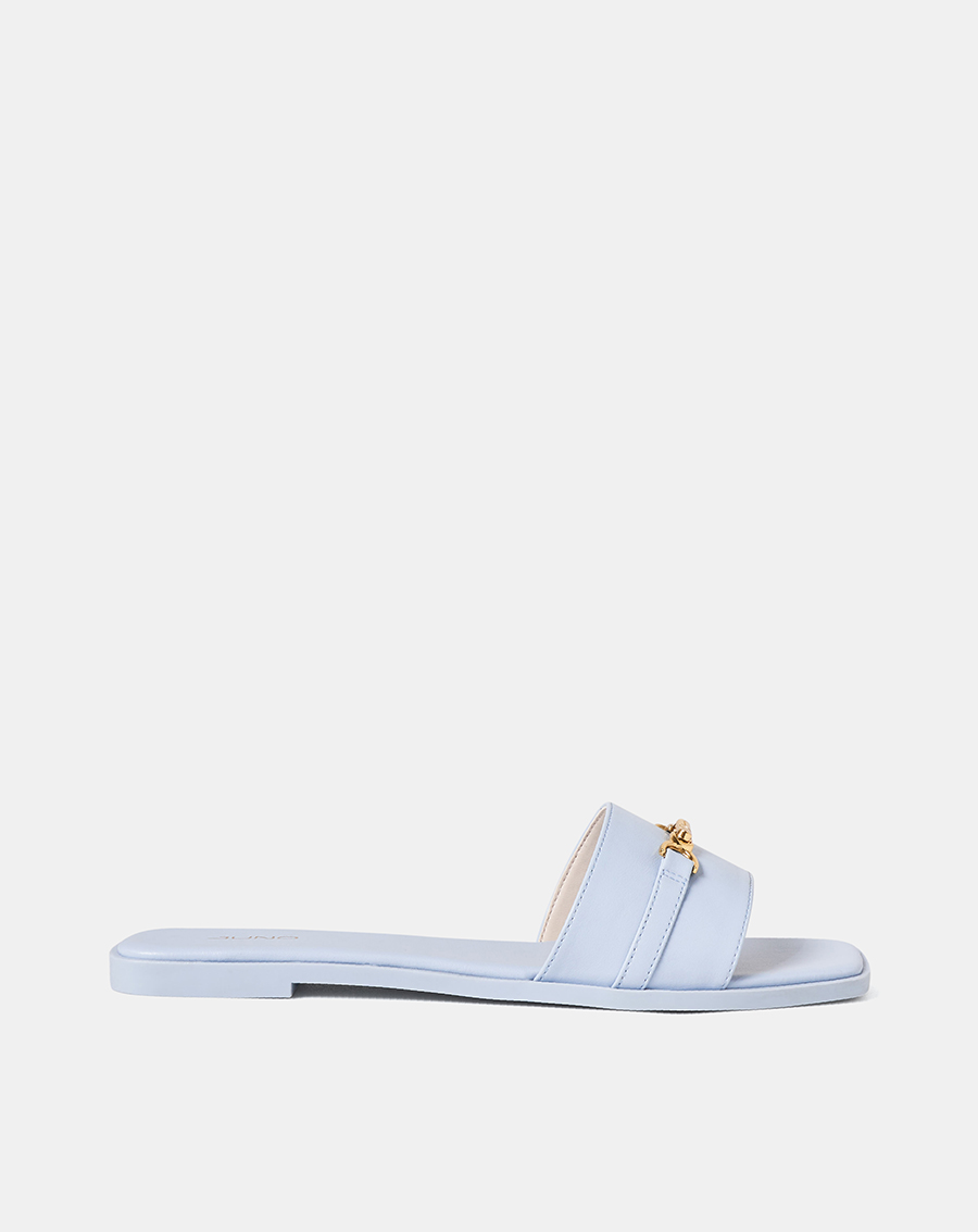 Giày Sandal Nữ 1cm Thời Trang JUNO Khoá Trang Trí Juno SD01135