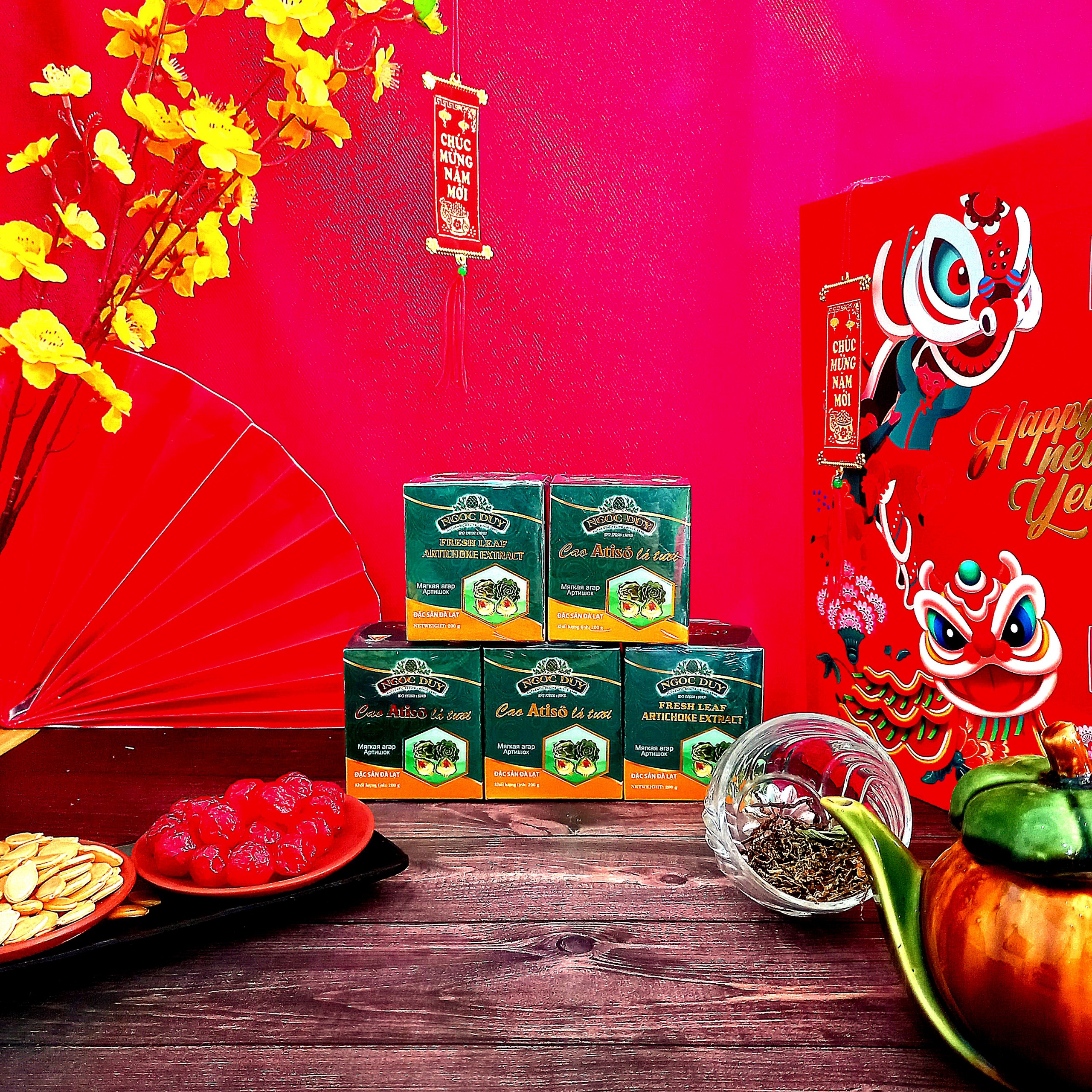 Cao Atiso lá tươi - Hũ 200gram