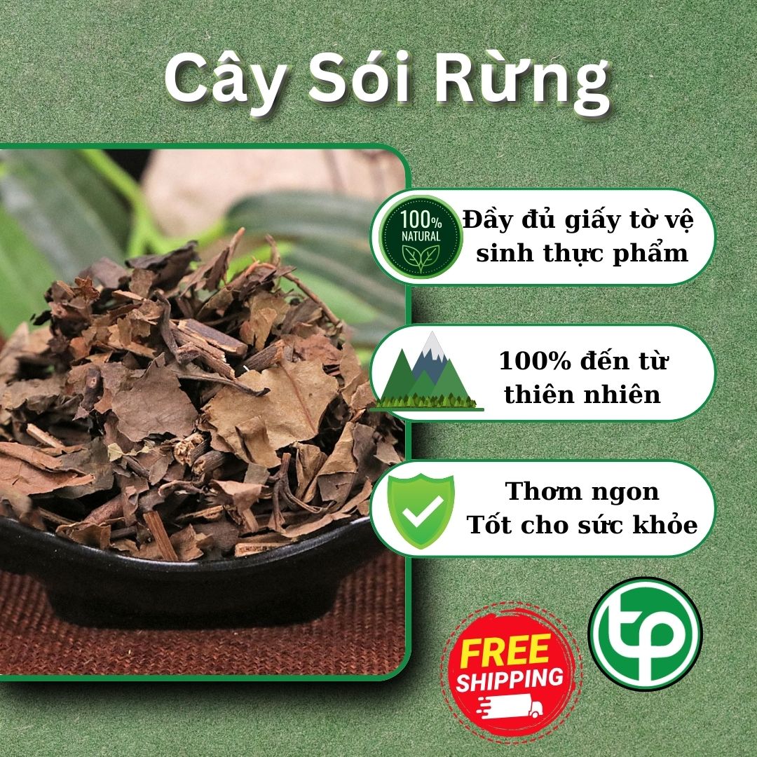[Hàng mới về] Cây sói rừng khô túi lớn loại 1kg - tấn phát - Hỗ trợ thanh nhiệt và giải độc