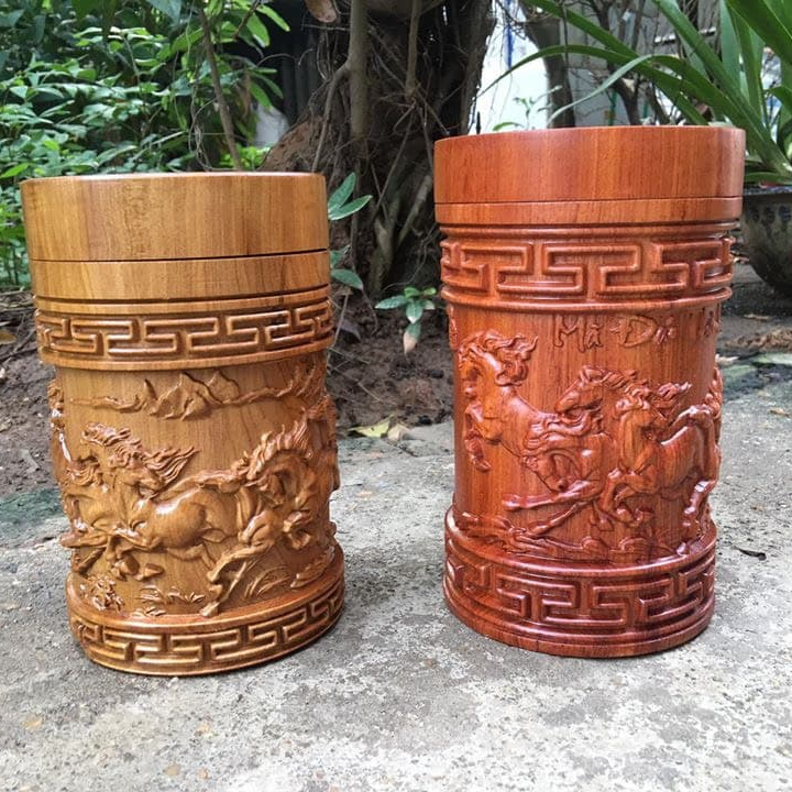 Hộp đựng chè gỗ hương cao cấp