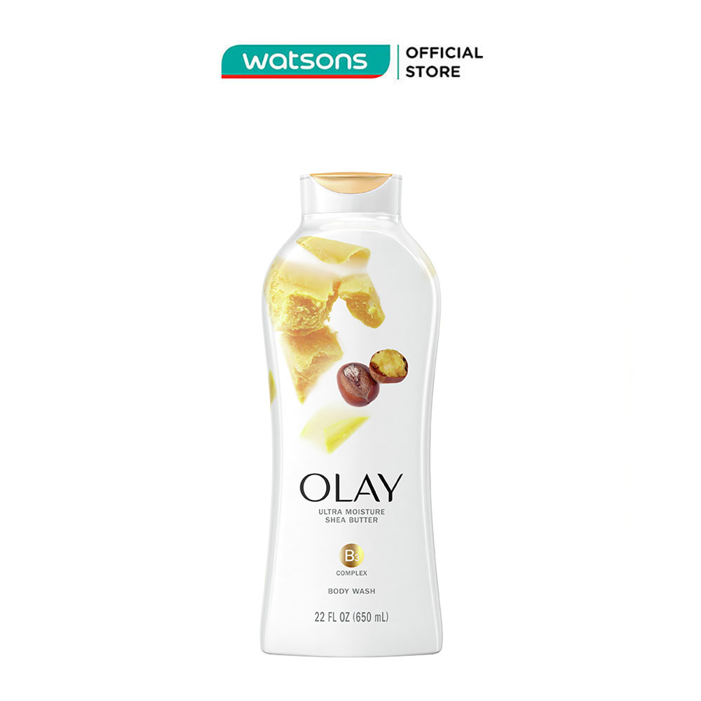 Sữa Tắm Olay Ultra Moisture Shea Butter Lock-in-Moisture Bơ Hạt Mỡ Dưỡng Ẩm 650ml