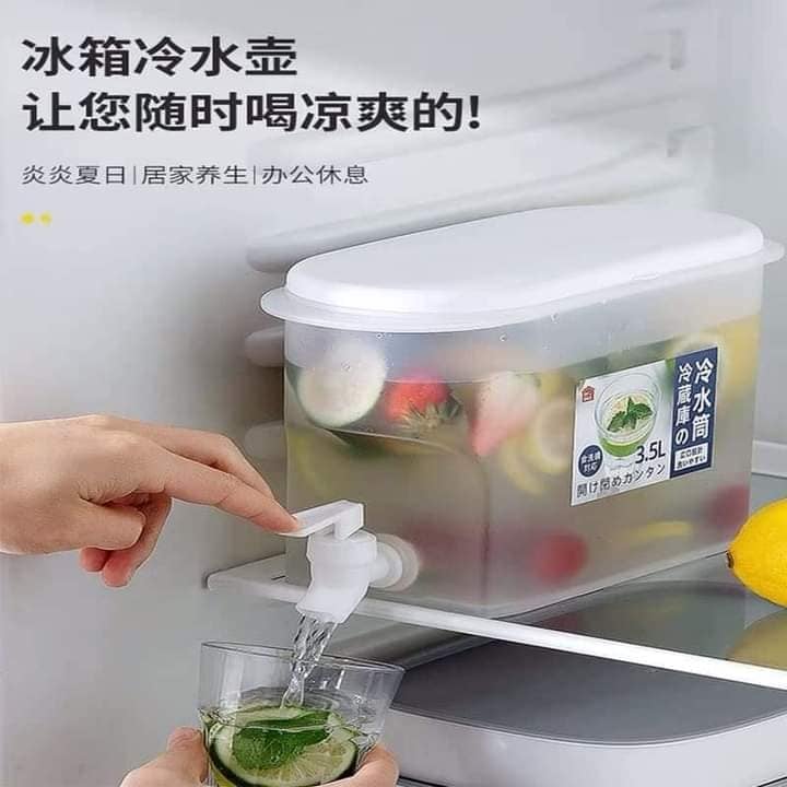 ❌BÌNH NƯỚC PHA TRÀ, NƯỚC TRÁI CÂY TRONG TỦ LẠNH 3.5L❌