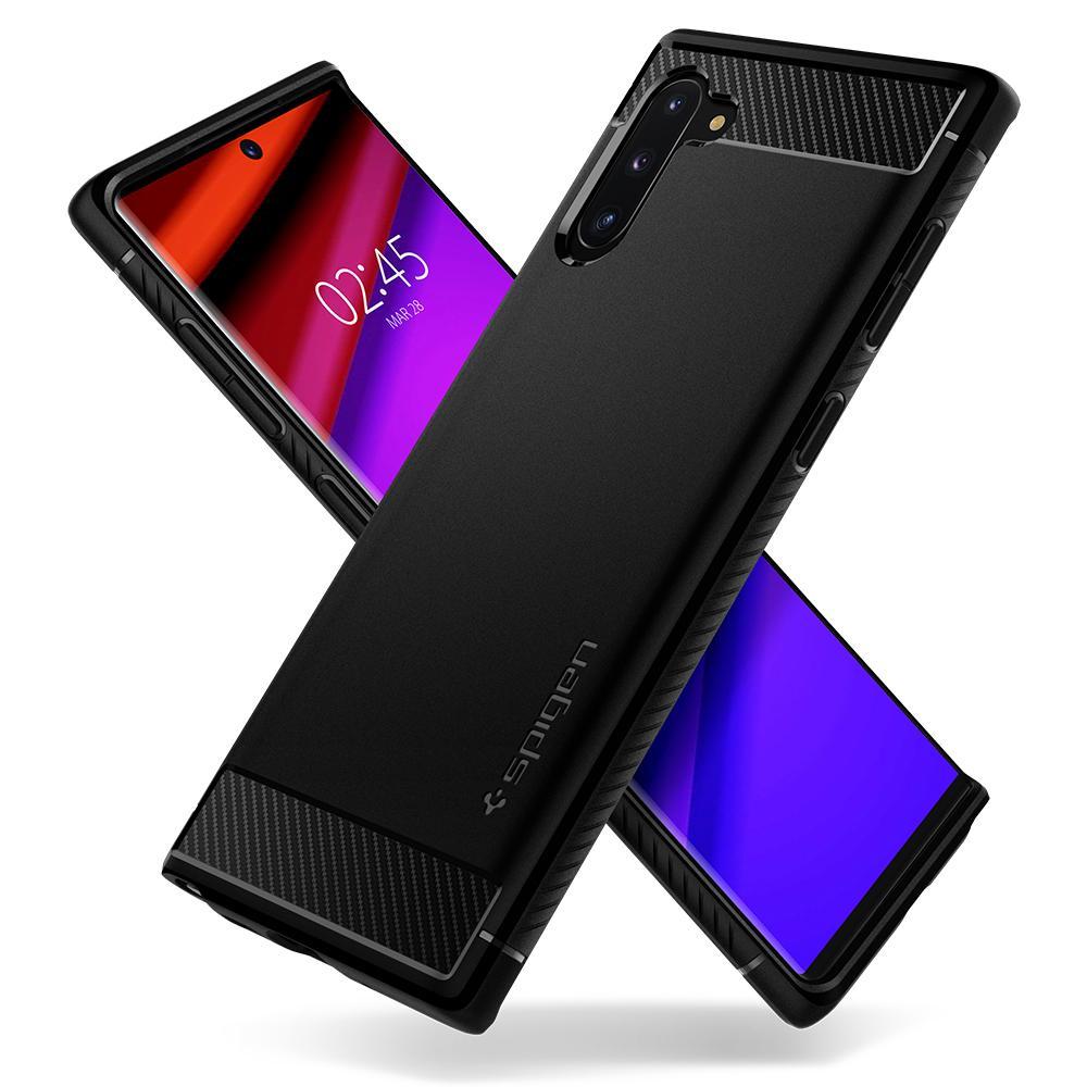 Ốp Samsung Galaxy Note 10 / Note 10 Plus Spigen Rugged Armor - Hàng Chính Hãng