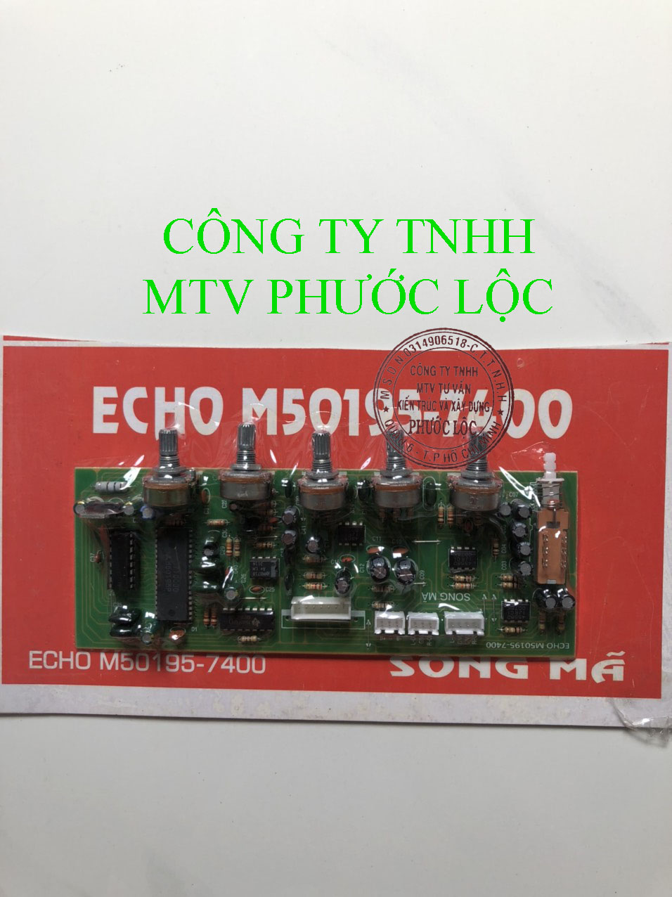 BO MẠCH KHUẾCH ĐẠI TIẾNG VANG AMPLY - ECHO 7400