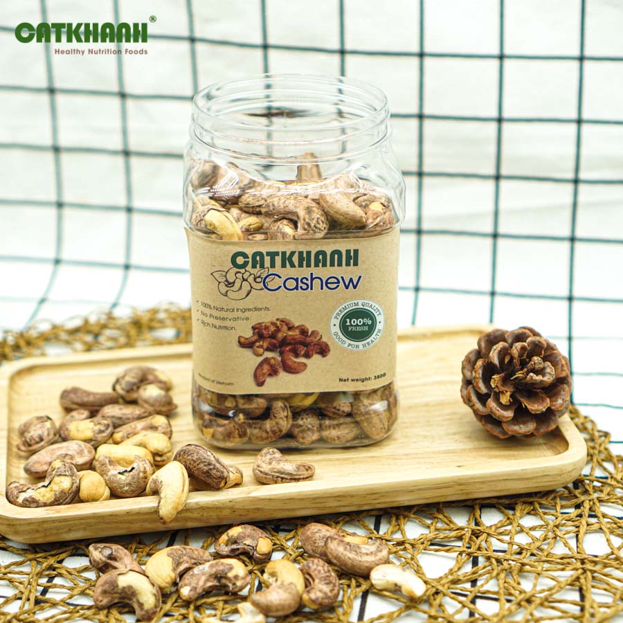 Hạt Điều Cao Cấp CATKHANH Rang Muối Vỏ Lụa Thơm Ngon Hữu Cơ