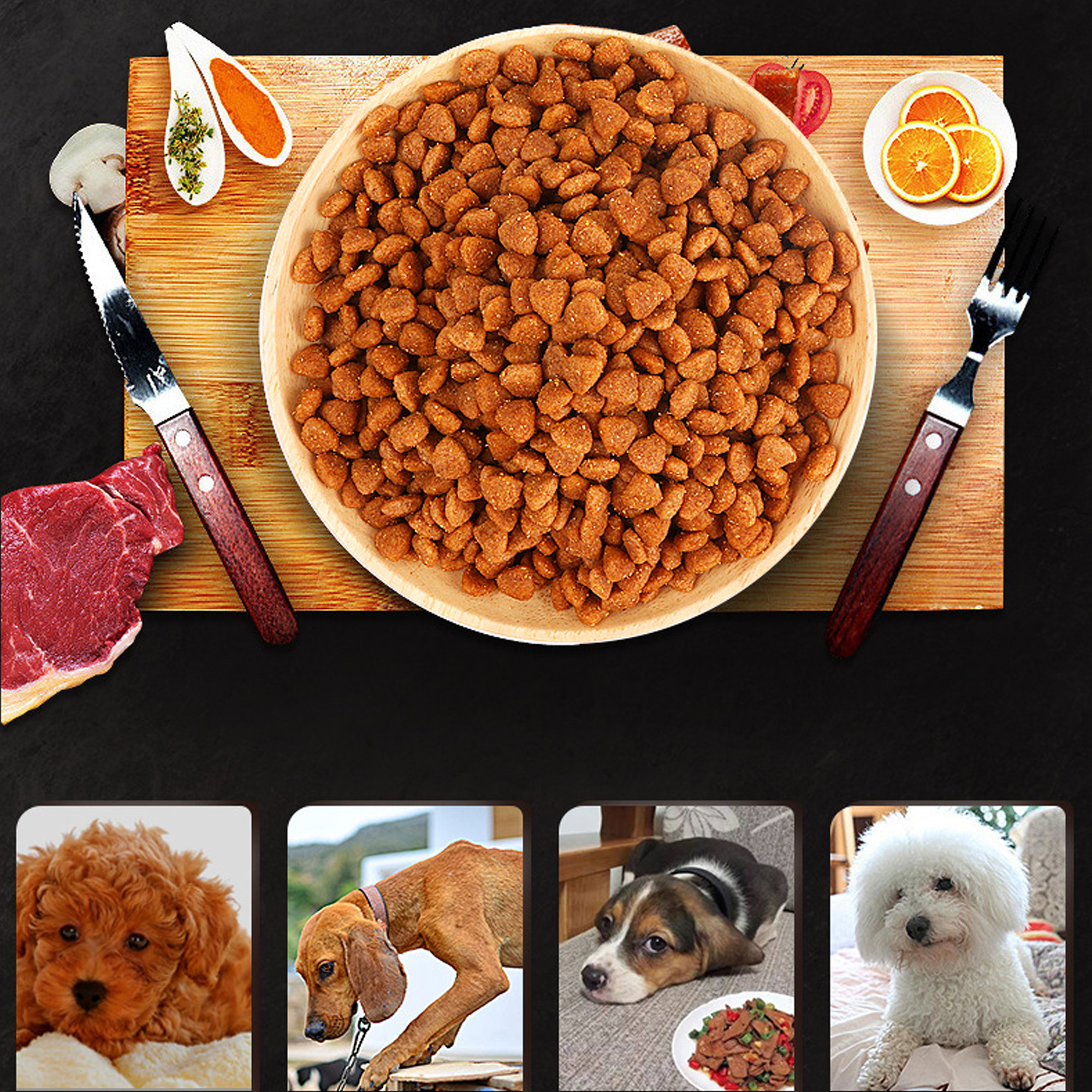 [HCM]Hạt đồ ăn cho chó Hello Joy đặc biệt dành cho chó kén ăn (Túi 2.5Kg)