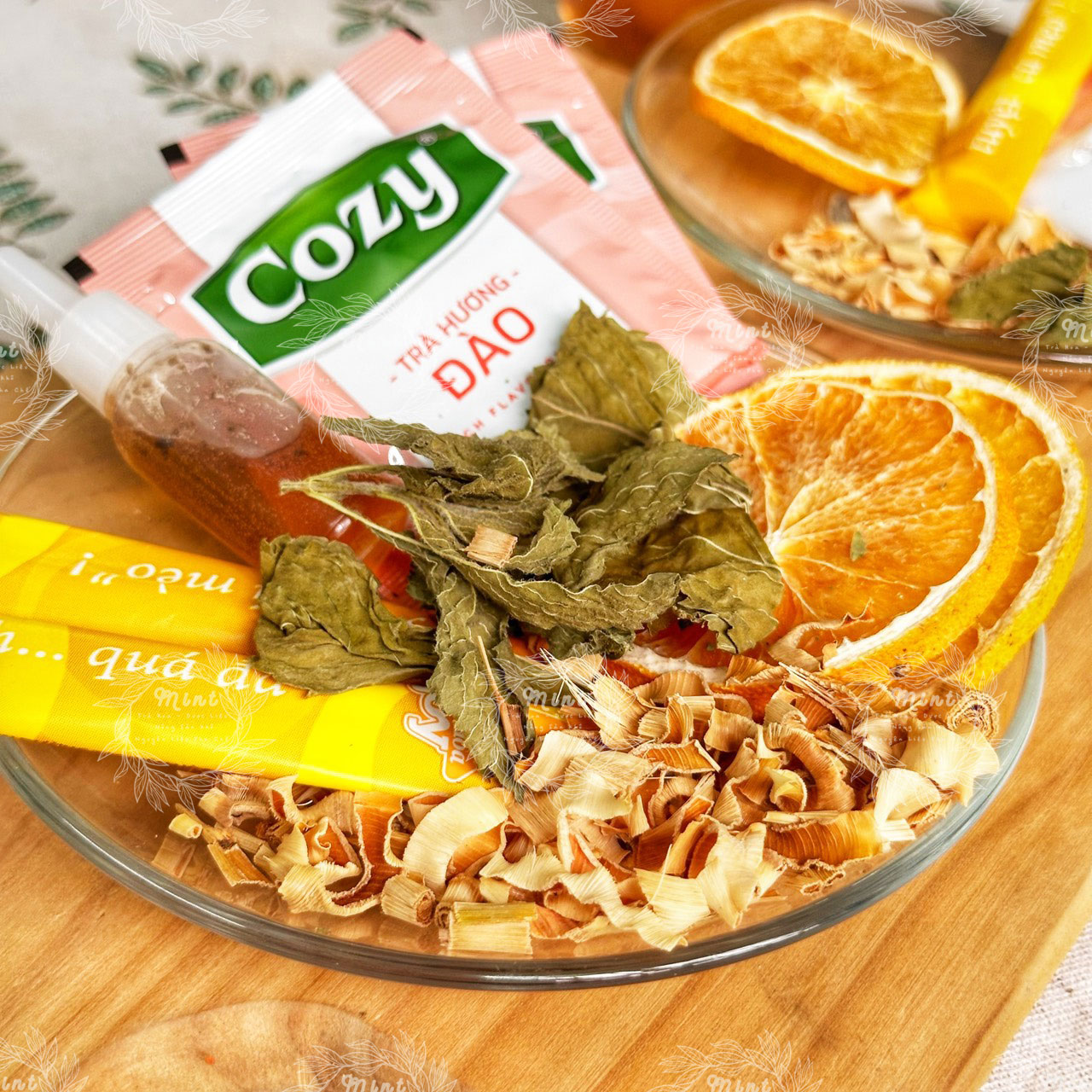 Trà Đào Cam Sả Mật Ong - Hộp 5 Set