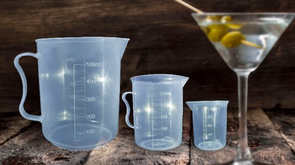 Cốc nhựa đo lường thể tích 100ml/250ml/500ml
