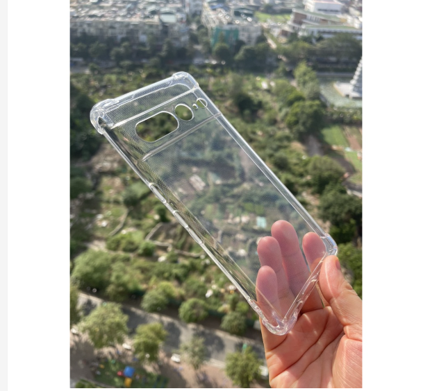 Ốp lưng dẻo trong chống sốc 4 góc cho Google Pixel 7, Pixel 7 Pro