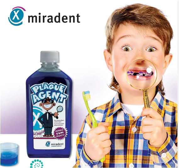 Nước súc miệng phát hiện mảng bám (chỉ thị mảng bám) Miradent Plaque Agent / Đức