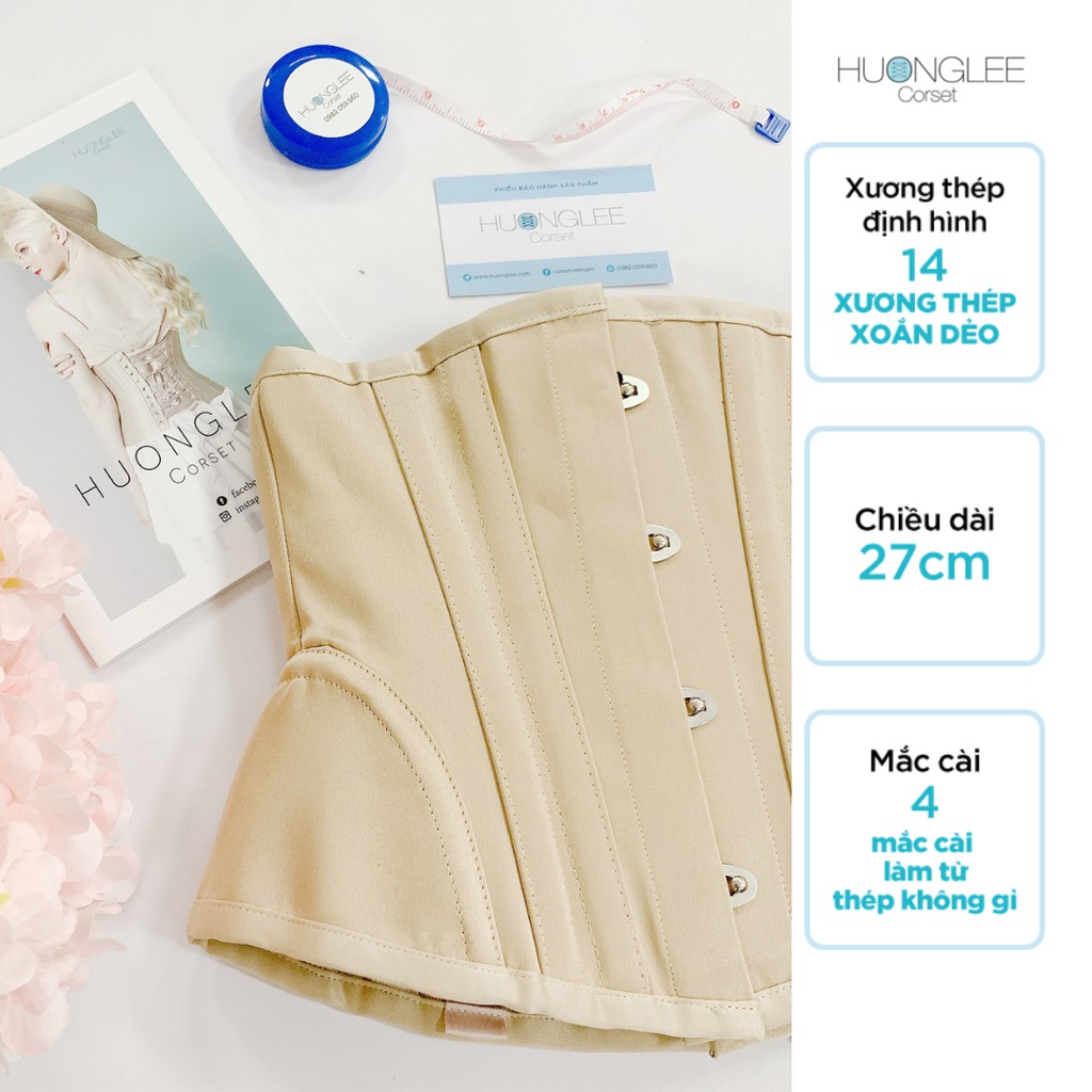HUONGLEE Corset Đai giảm eo Corset Cúp Hông