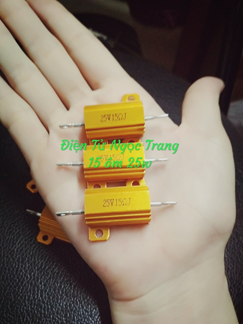 2 điện trở nhôm 15 ôm 25 w