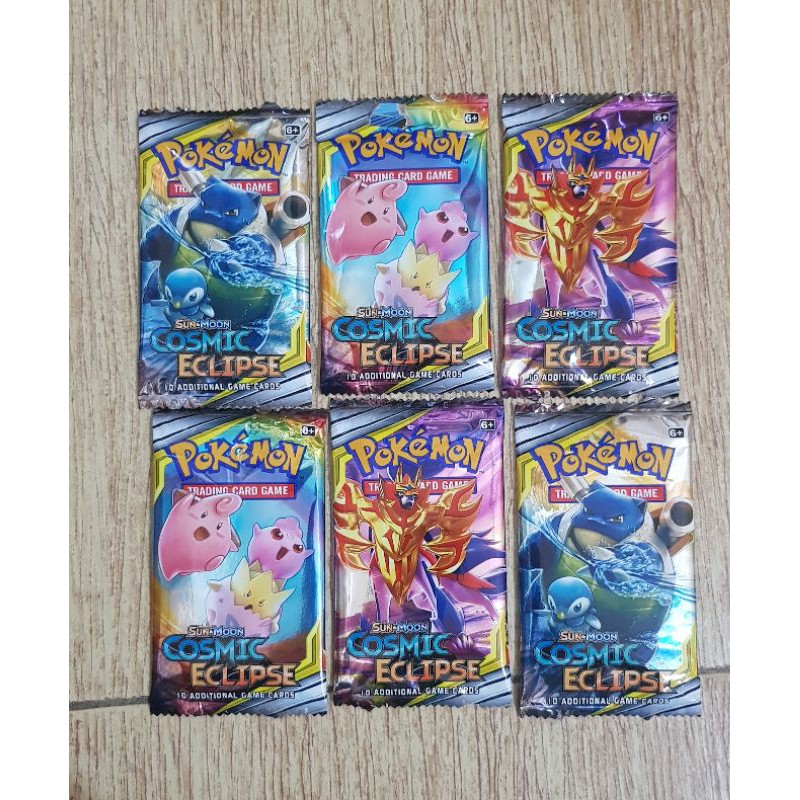 Sỉ 6 gói thẻ bài pokemon siêu rẻ