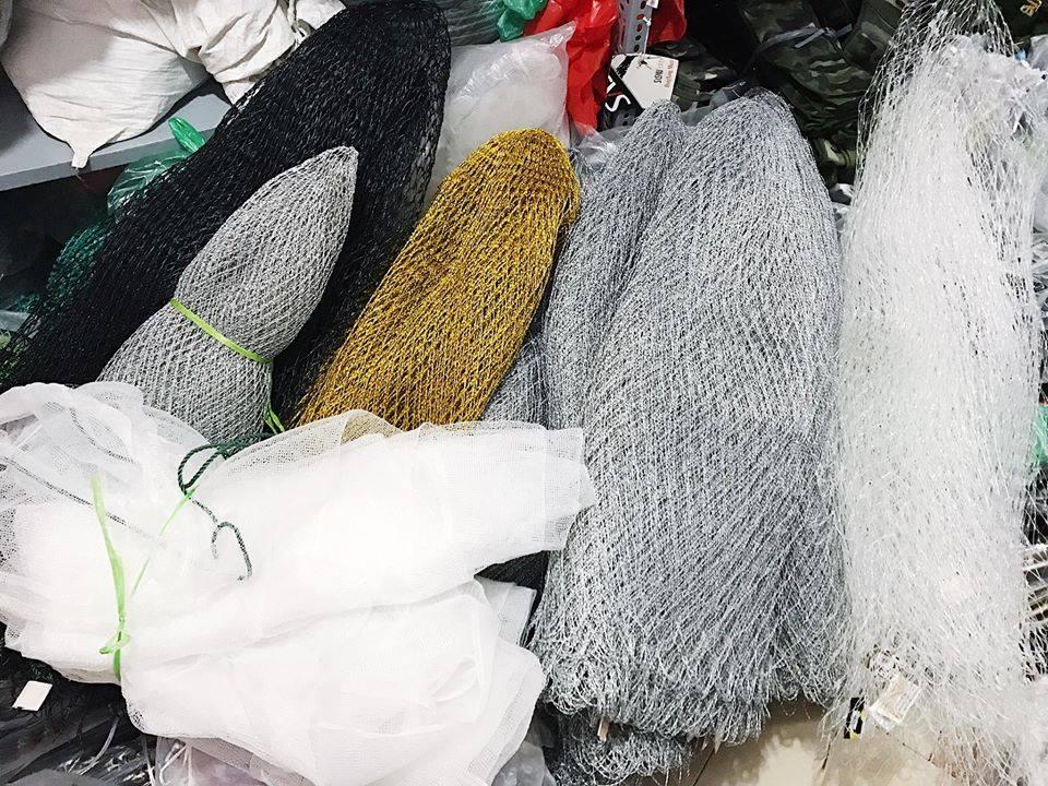 Lưới vợt câu cá ghi to rộng ( Ko kèm vành vợt )