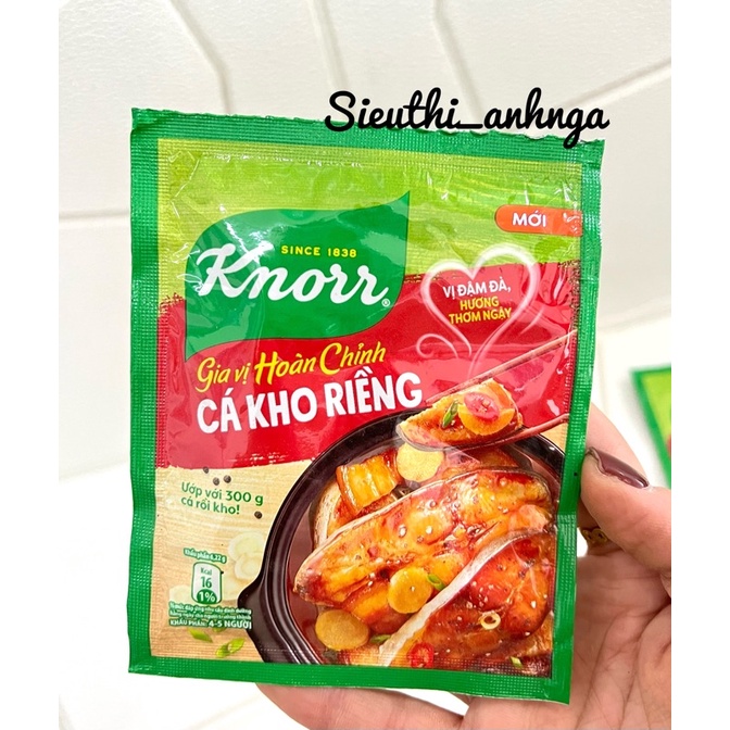 CÁ KHO RIỀNG . THỊT KHO TÀU KNORR 28F