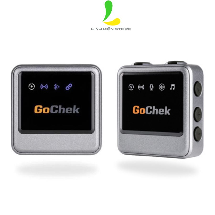 Micro thu âm không dây Gochek A Ultra Plus - Thiết bị thu âm chuyên nghiệp tích hợp sử dụng đa thiết bị đa chức năng