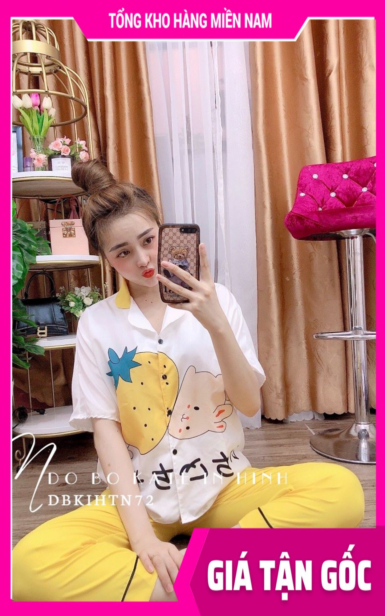 Đồ bộ nữ mặc nhà tay cánh dơi size to chất kate mềm mịn in hình thỏ in hình hoạt hình dễ thương 🛑 Đồ bộ dễ thương 🛑 Đồ bộ hoạt hình 🛑 Bộ ngủ nữ 🛑 Đồ bộ kate in hình DBKIHTN72