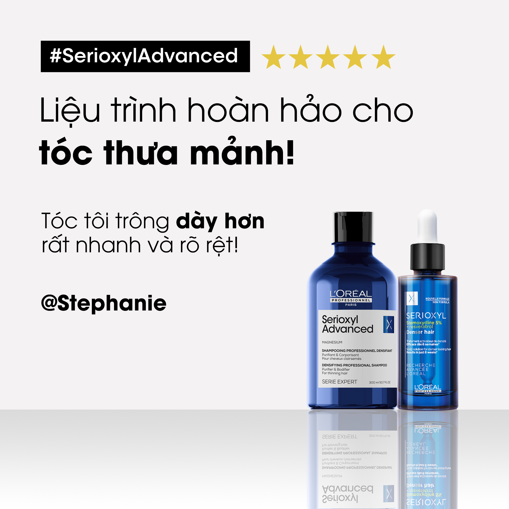 Combo làm sạch & giúp cải thiện mật độ tóc L'Oréal Professionnel Scalp Advanced - Dầu gội 500ml, Dưỡng chất 200ml