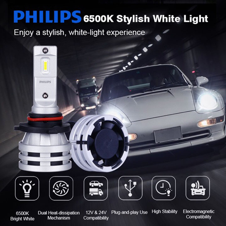 Đèn pha LED H11 Philips Ultinon Essential Gen 2 Siêu Sáng