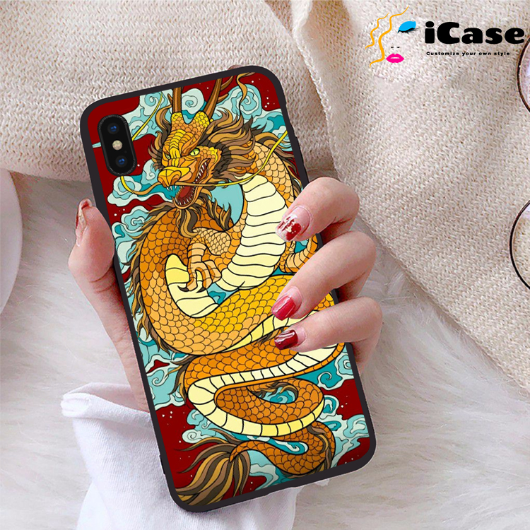 Ốp lưng iPhone Xs Max viền dẻo TPU BST Rong