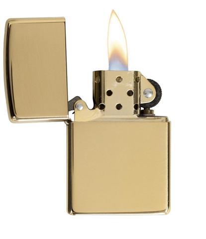 Zippo Armor High Polish Brass (Armor vàng bóng)