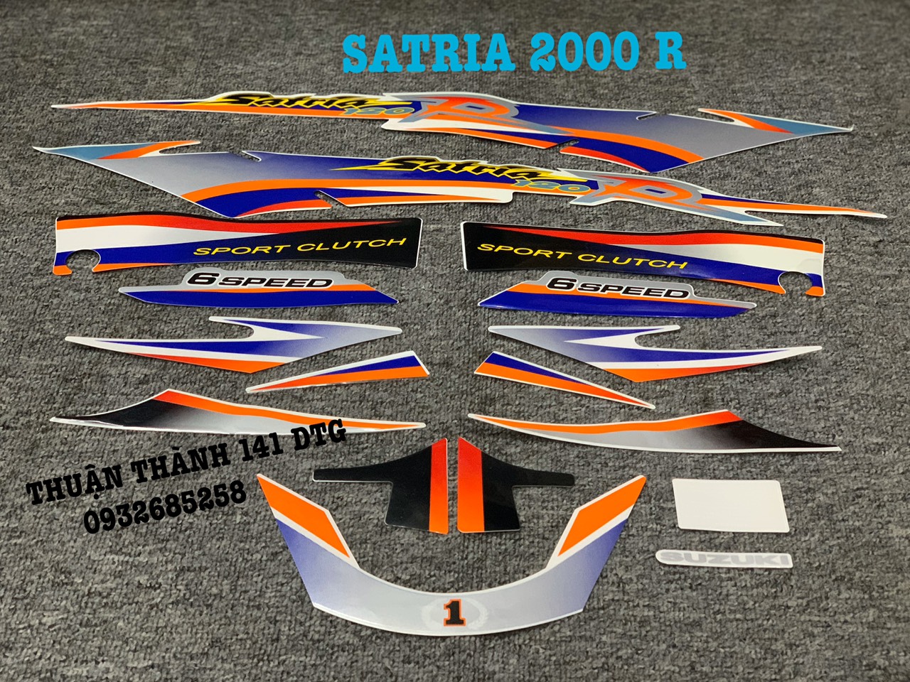 TEM SATRIA 2000 - TEM R -  TEM 3 LỚP