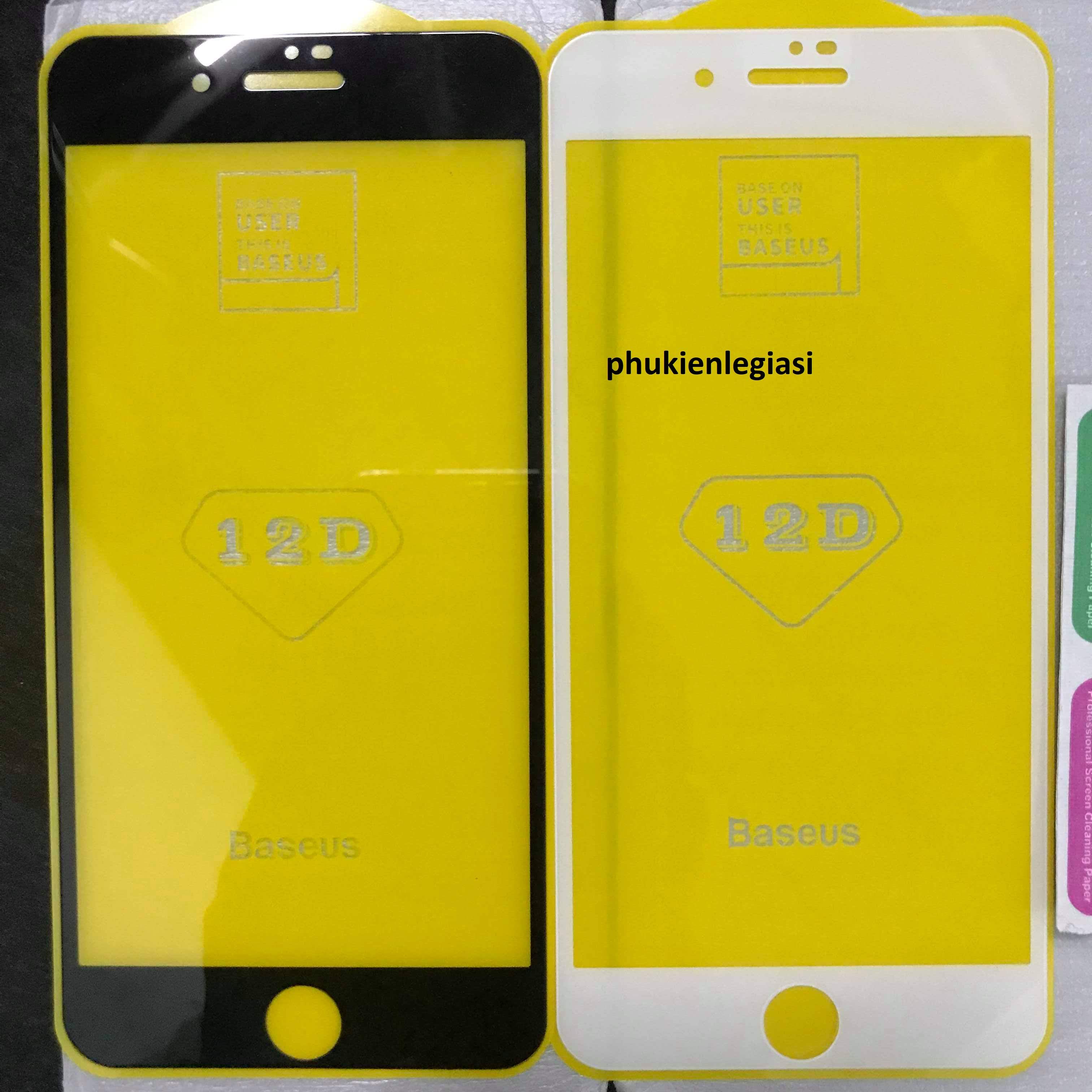 (XẢ HÀNG BỎ MẪU)Cường Lực iphone 12D Iphone BASEUS Full màn hình