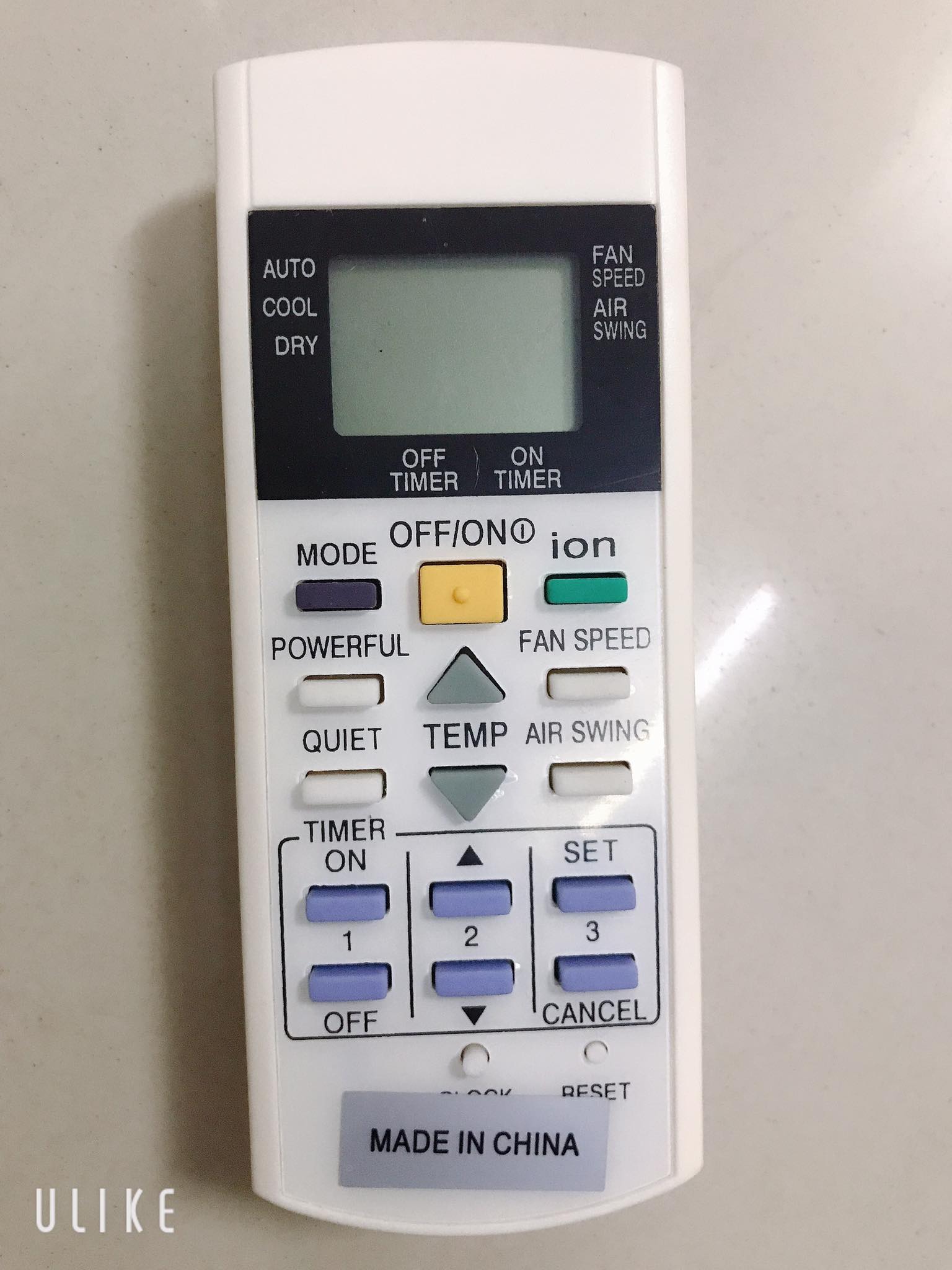 Remote Điều Khiển Máy Lạnh PANASONIC ION (mẫu 1)