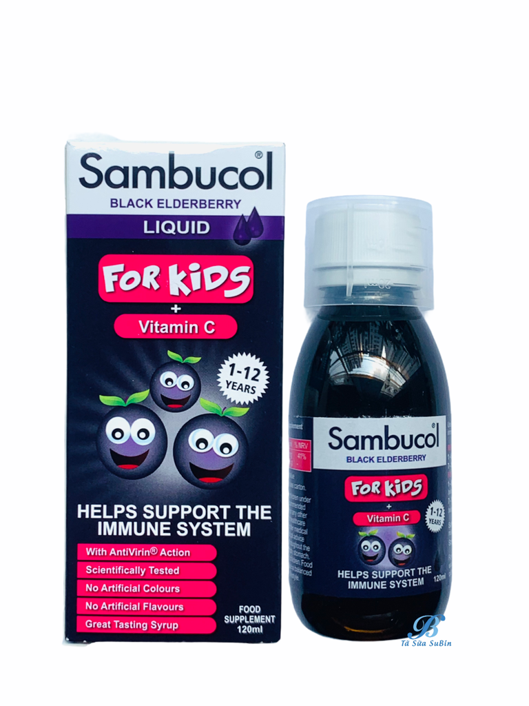 Siro tăng đề kháng Sambucol Anh 120ml