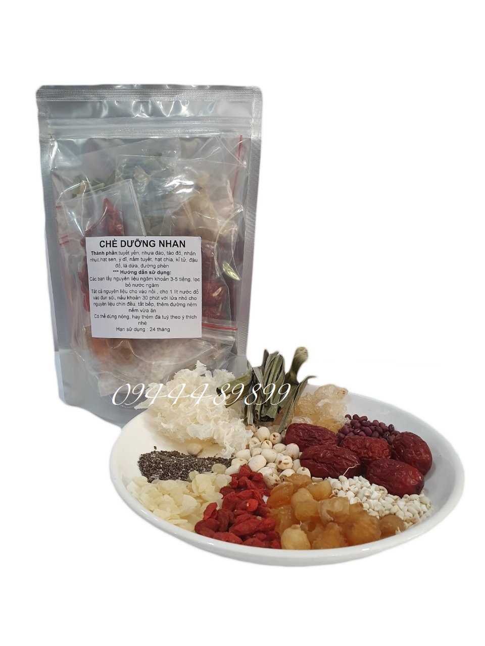 [Quà Tết 2022] CHÈ DƯỠNG NHAN 12 VỊ 200gram