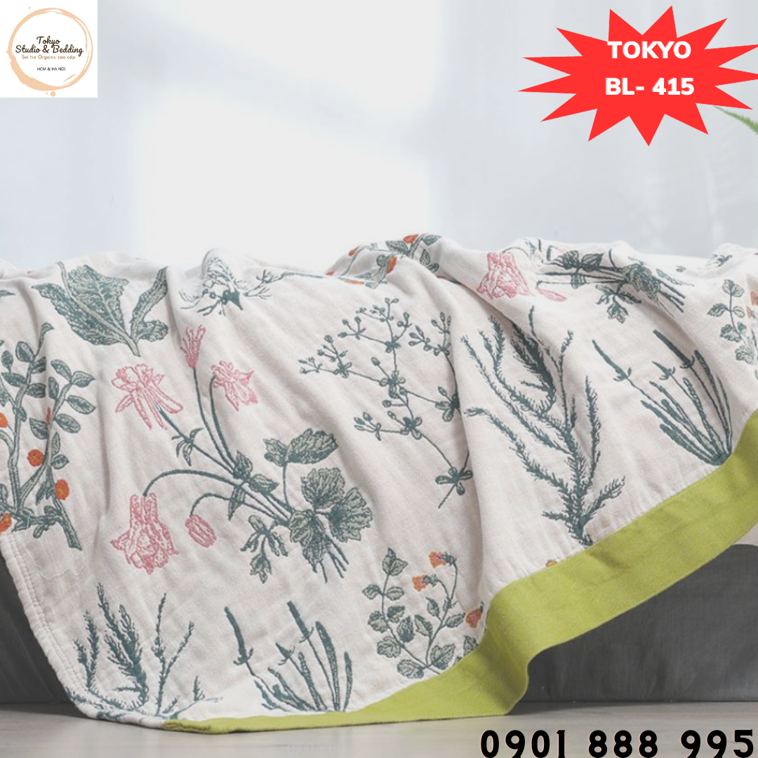 A97_Chăn Xô Organic Cotton Dòng Cao Cấp