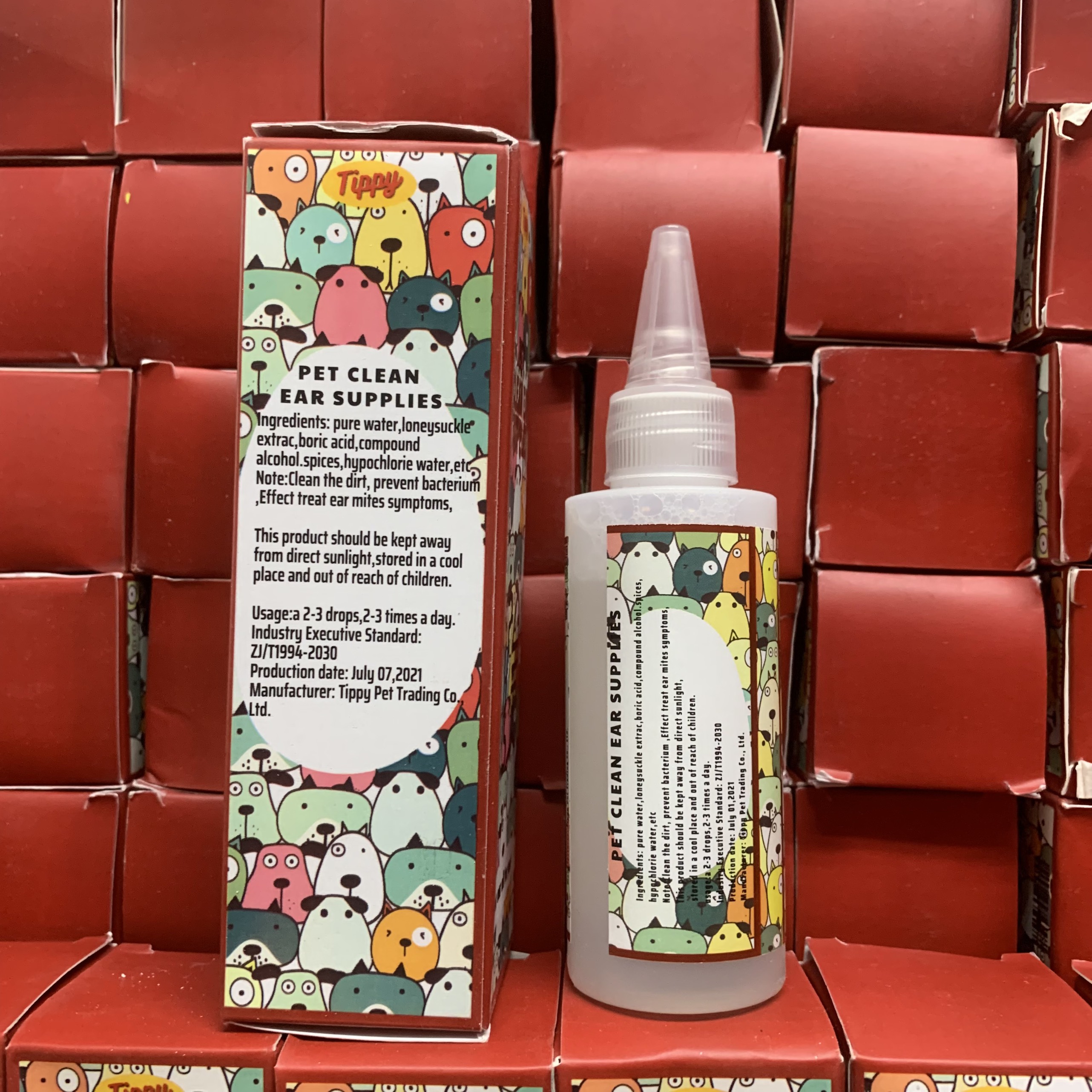 DUNG DỊCH VỆ SINH TAI CHO CHÓ MÈO 60ML