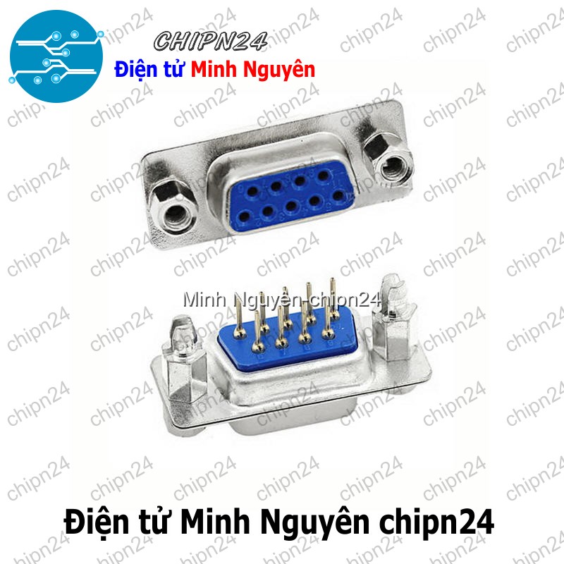 [1 cái] (F143.7) DB9 Cái Chân Thẳng + Ốc - HH002259