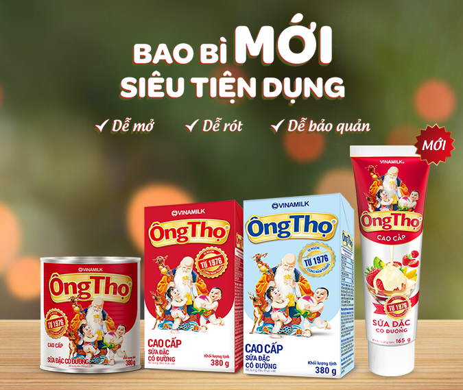 Sữa đặc Ông Thọ hộp giấy