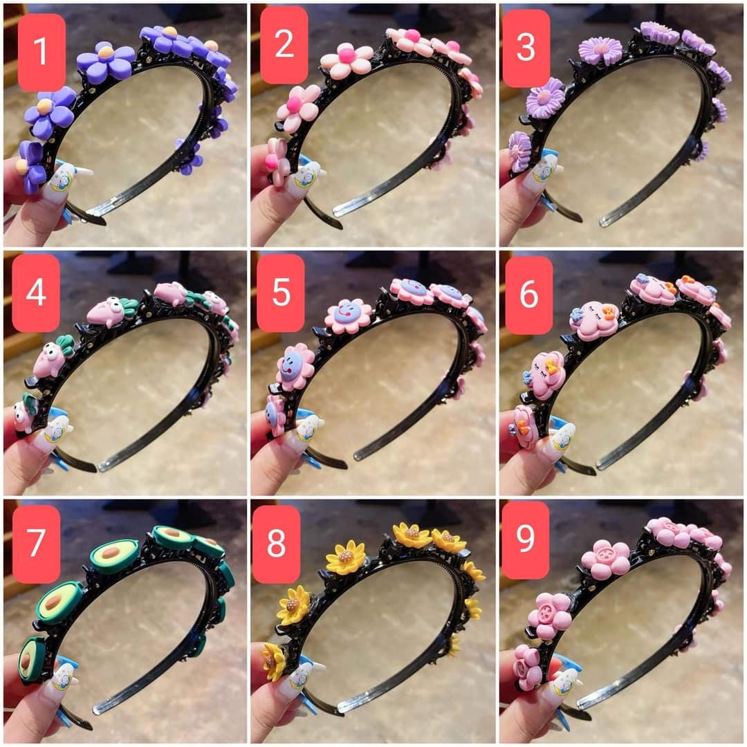Bờm Kiêm Kẹp Tóc Trái Cây Siêu Cute(8 Kẹp) (giao ngẫu nhiên)