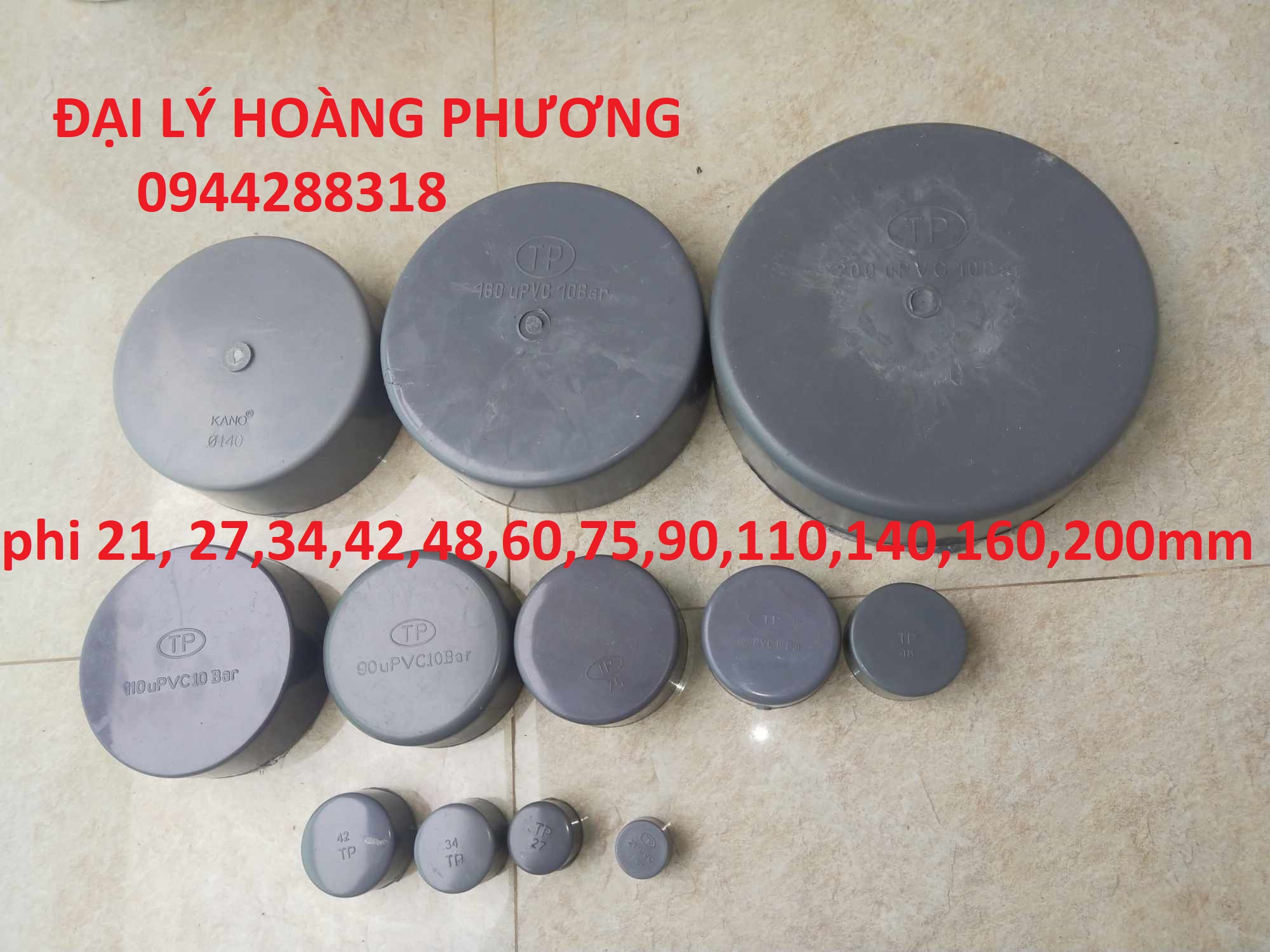 Bịt ống PVC 160