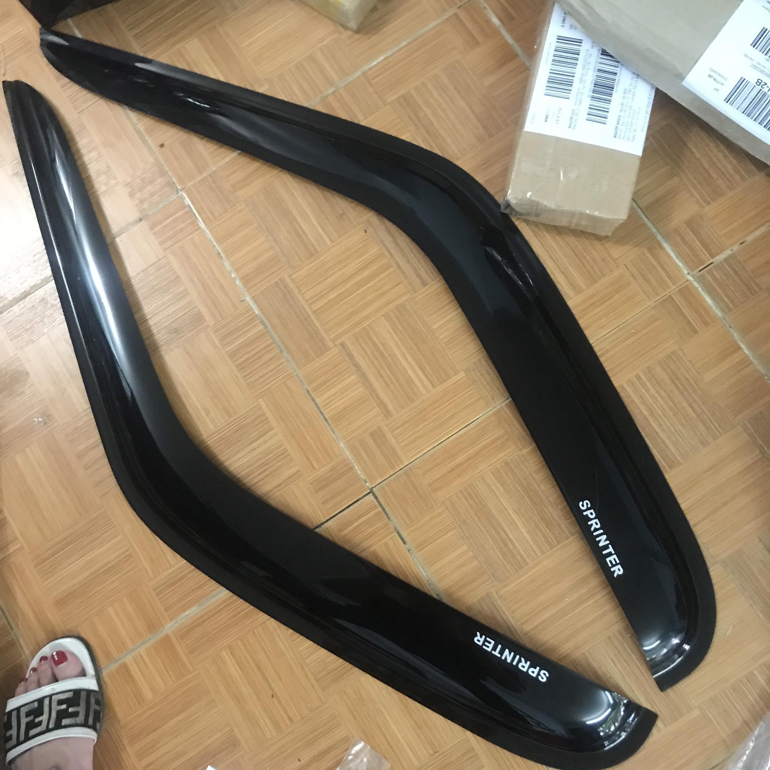 Bộ vè mưa đen xe Mẹc Sprinter